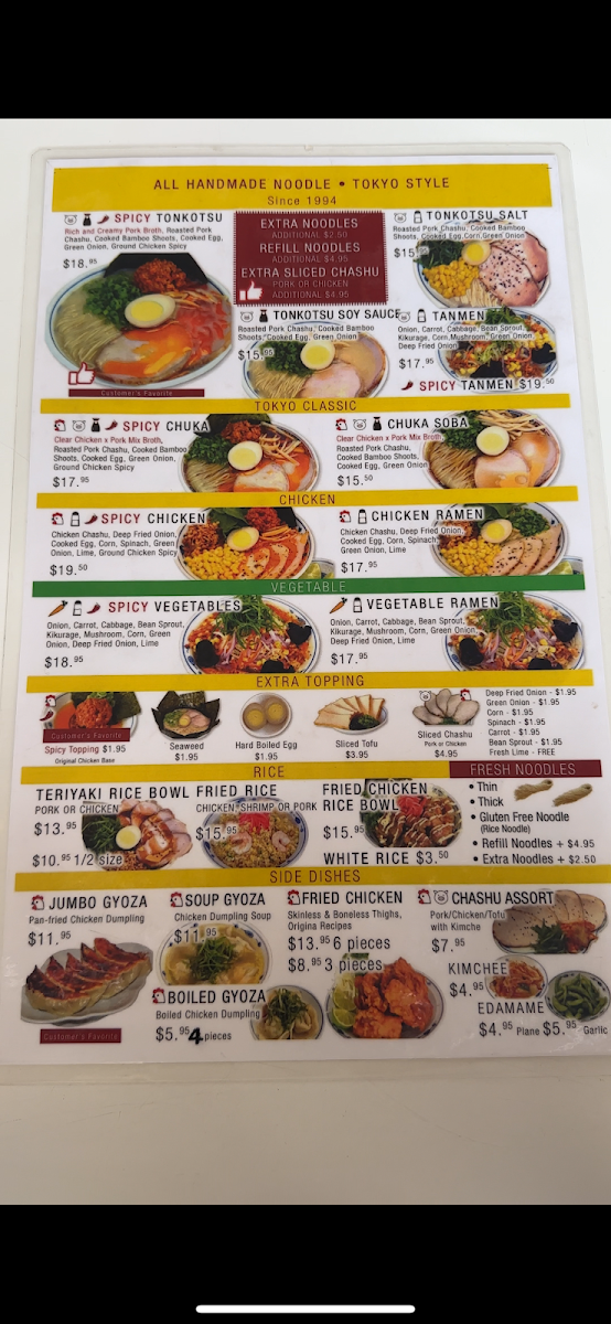 VENICE RAMEN Menu - Image 4
